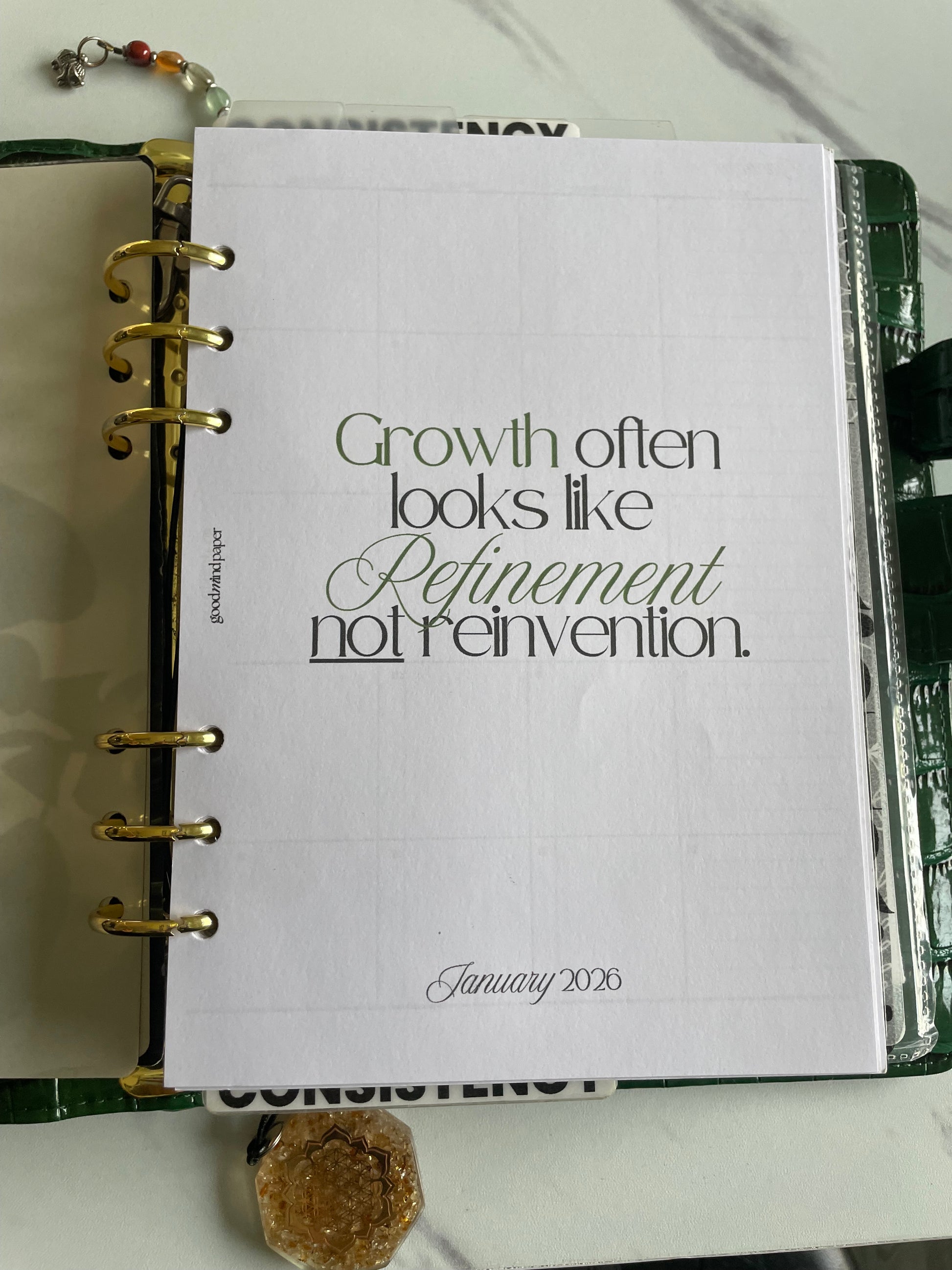 January '26 A5 Planner Calendar – Digital Download or Printed Insert