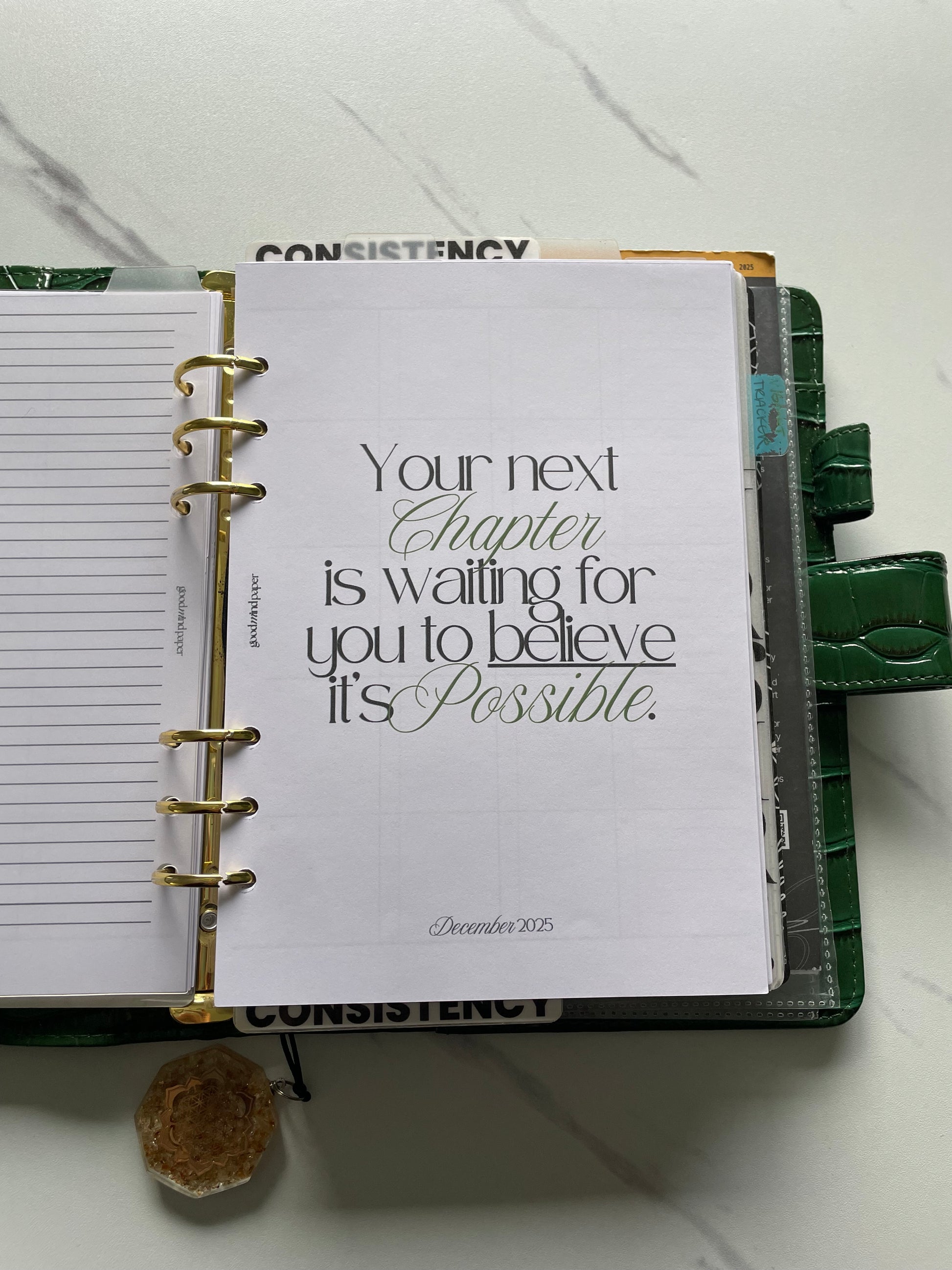 December Monthly Calendar Overview – A5 Printable (Freebie!)