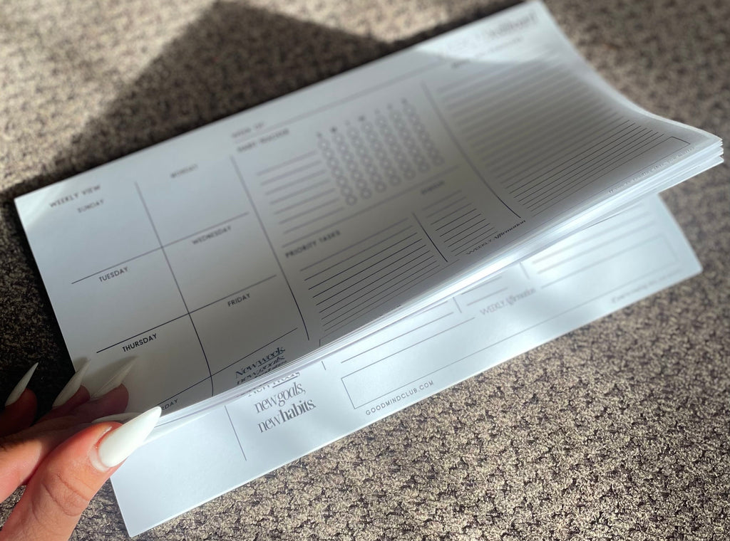 The Weekly Dashboard: Your Ultimate Weekly Planning Notepad