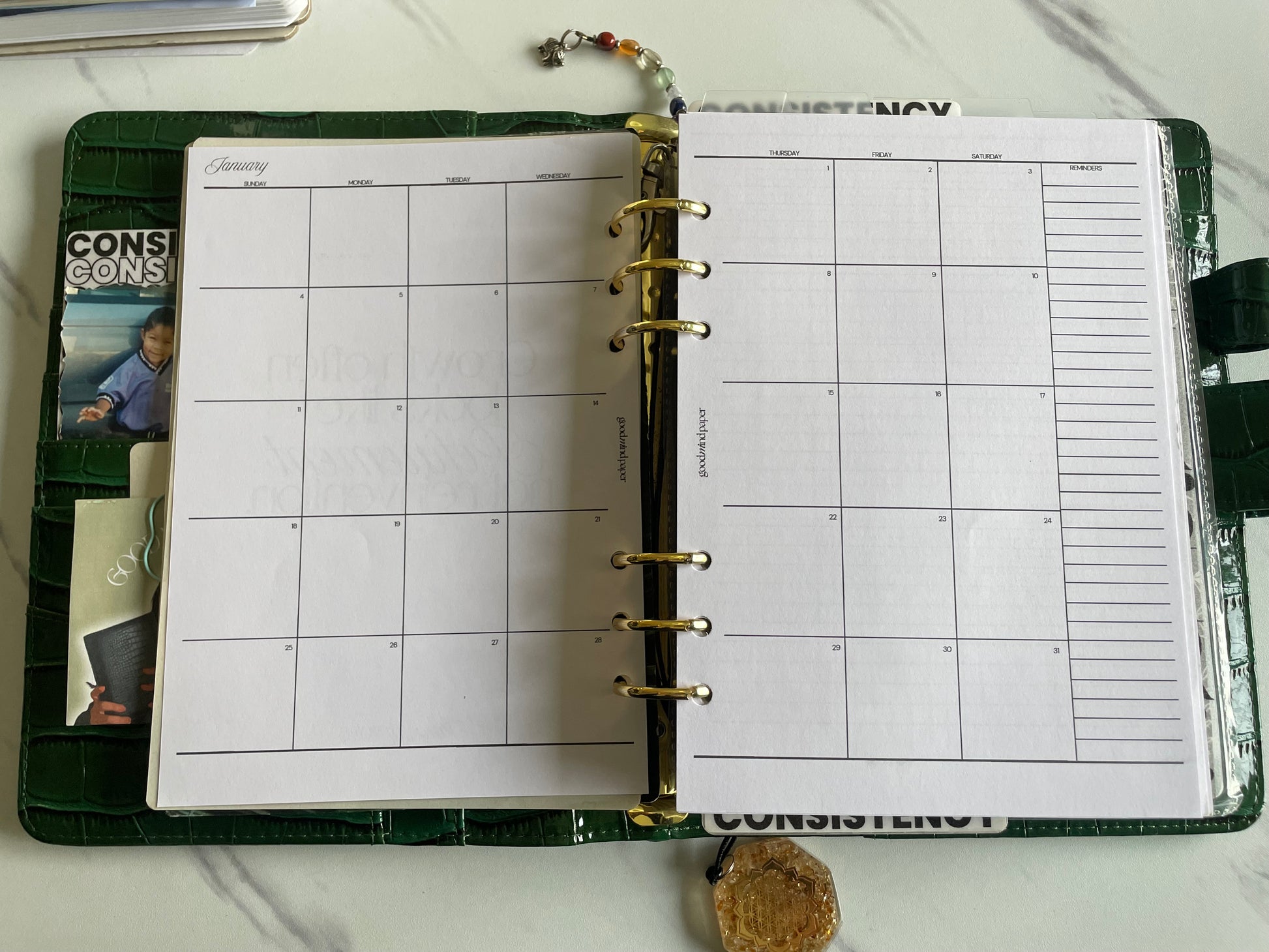 January '26 A5 Planner Calendar – Digital Download or Printed Insert