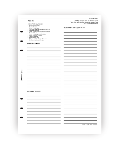 57-Week Bible Study Plan with Reflection Page